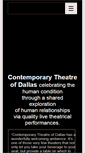 Mobile Screenshot of contemporarytheatreofdallas.com
